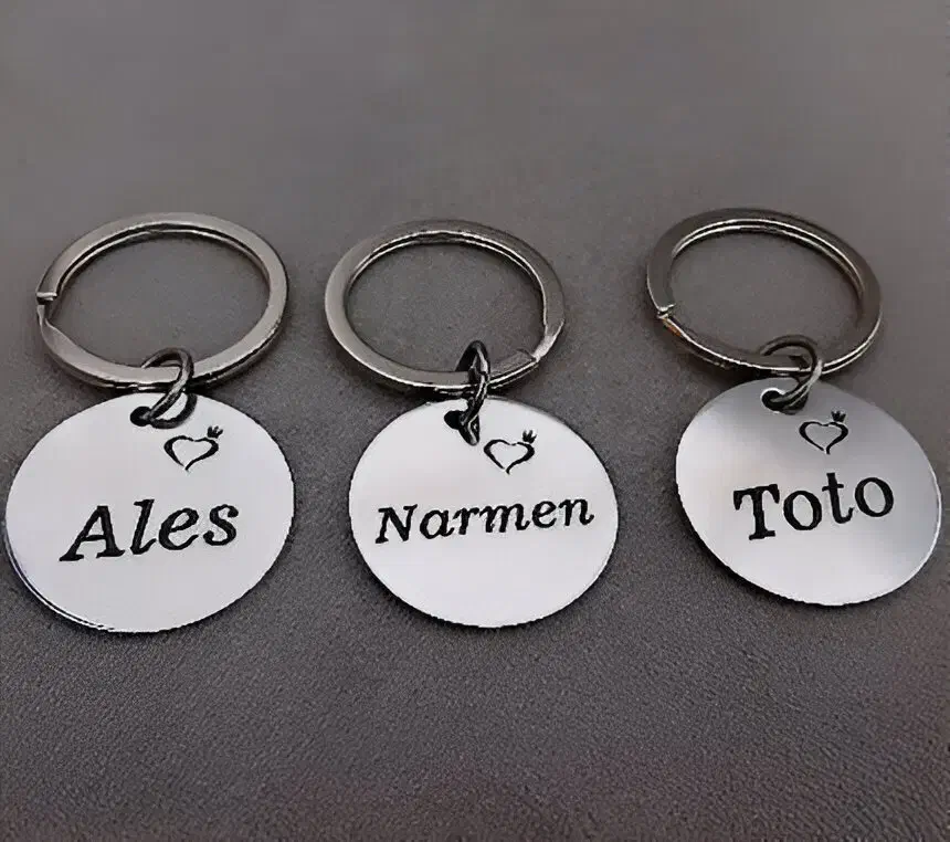 جاسوییچی استیل با حک دلخواه شما ، جاکلیدی استیل|بدلیجات|مشهد, رسالت|دیوار