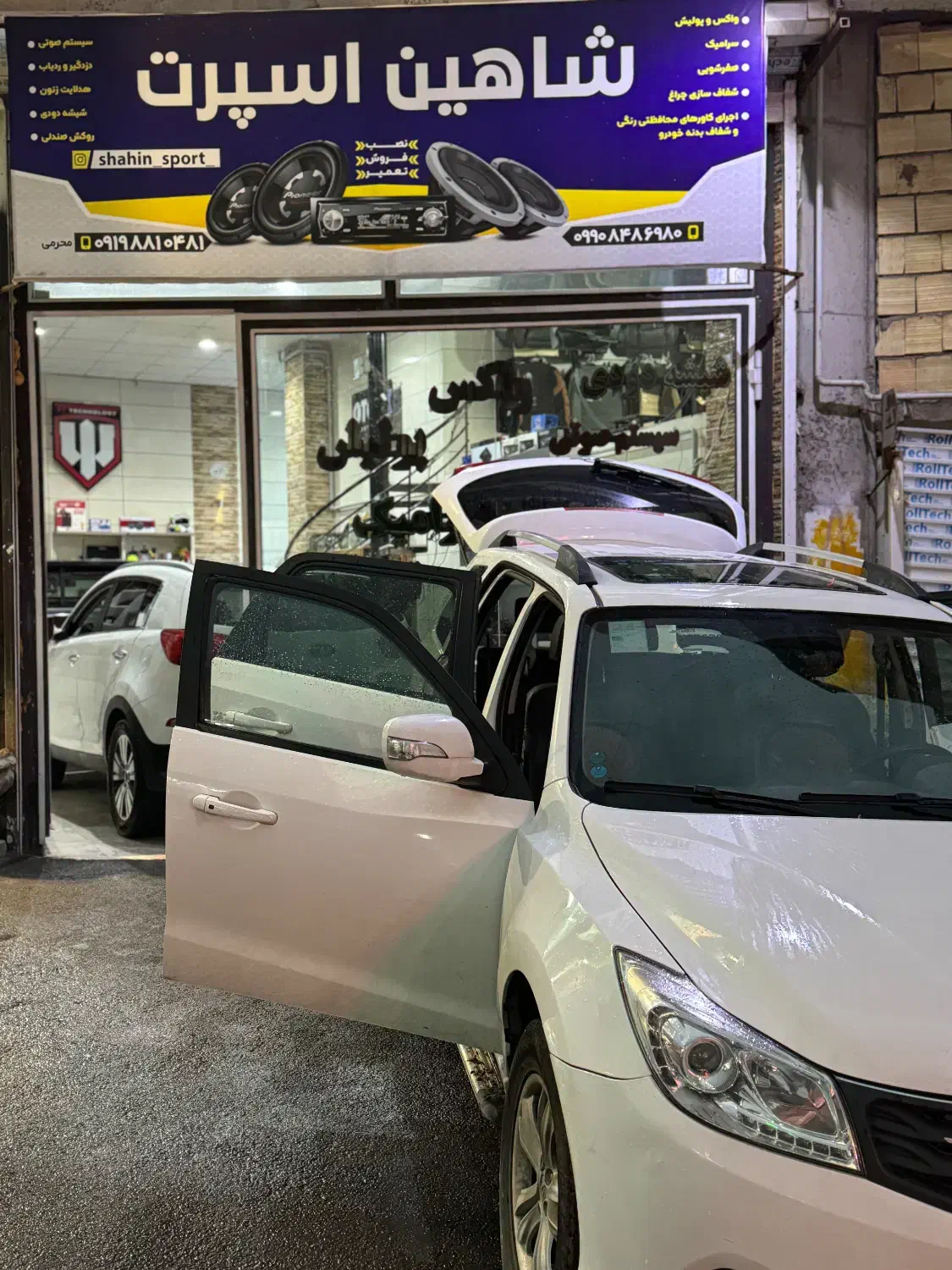 پولیش سرامیک صفرشویی شفاف سازی چراغ سیستم صوتی|خدمات موتور و ماشین|زنجان, |دیوار