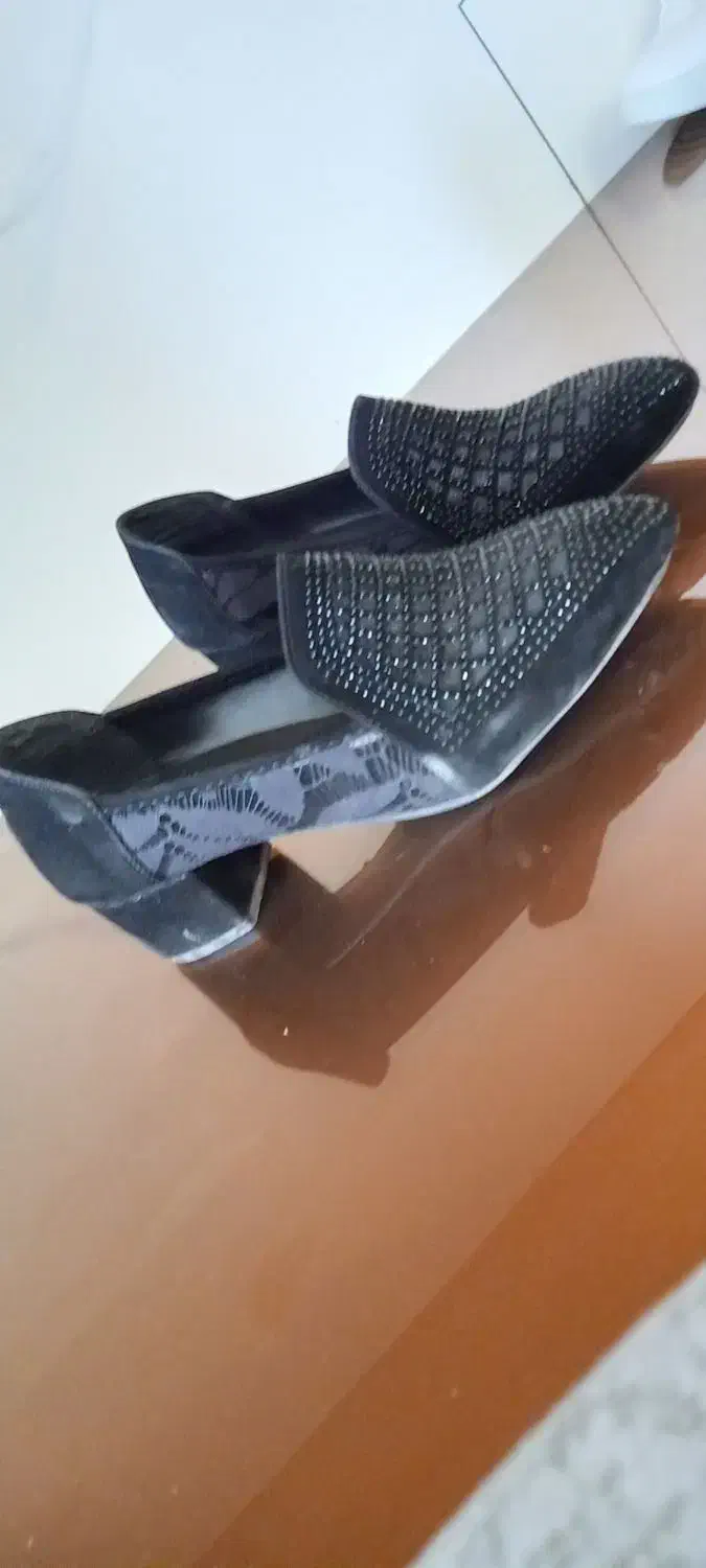 کفش مشکی مجلسی|کیف، کفش، کمربند|فسا, |دیوار