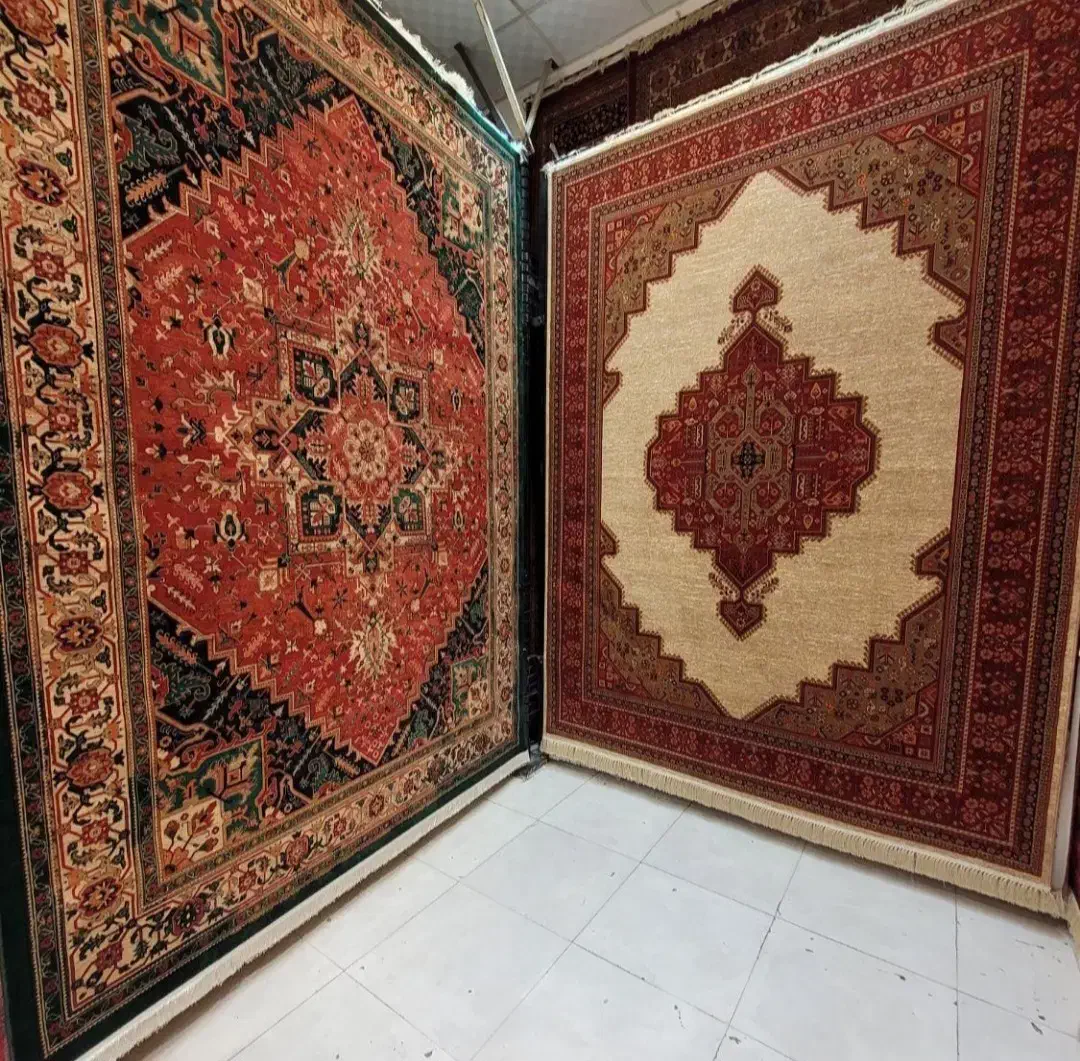 فرش ۱۲ متری قرمز بسکابادی ۷۰۰شانه ایران|فرش|مشهد, امیر|دیوار