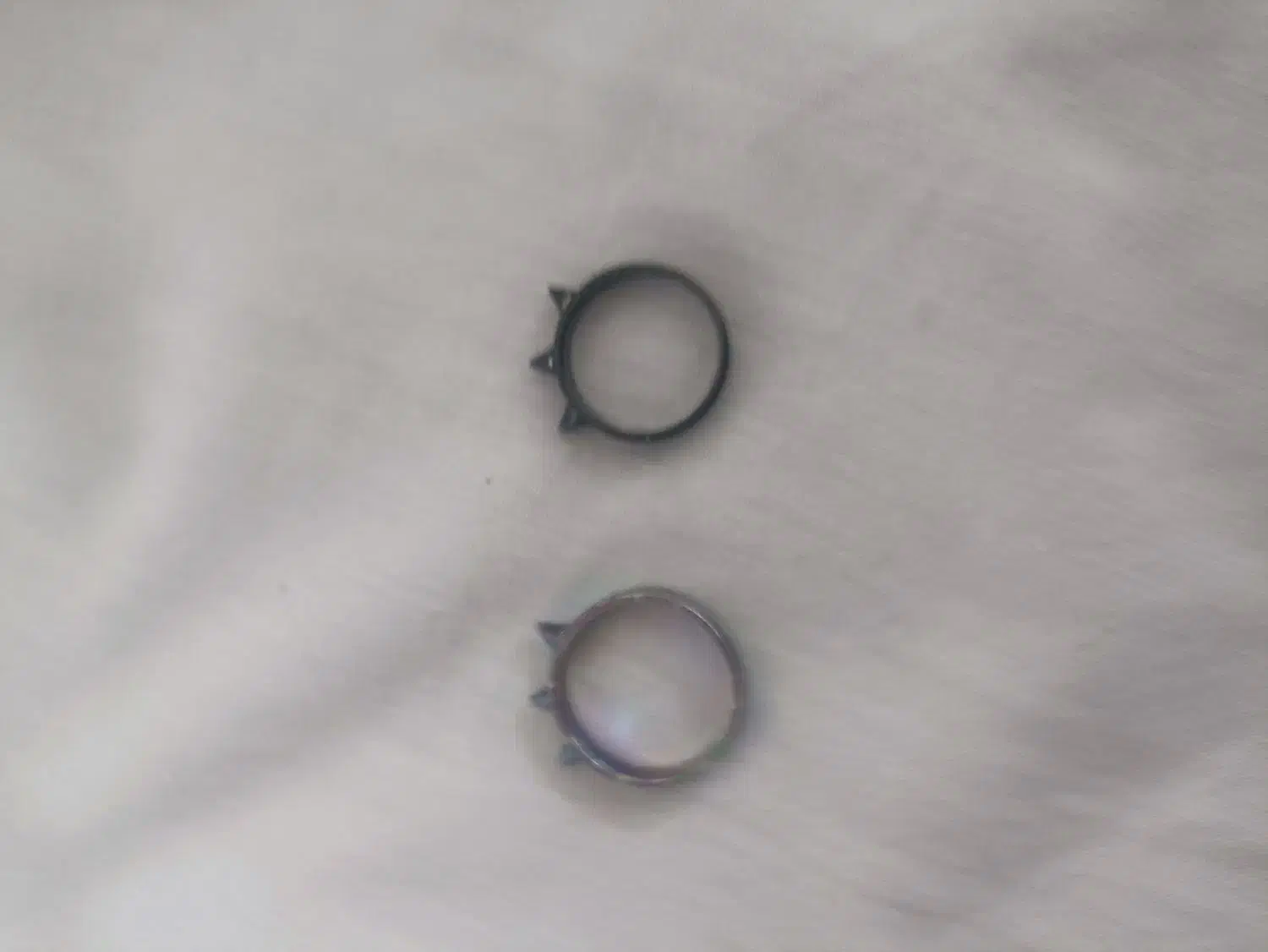 گردن بند مشکی با دو عدد انگشتر|بدلیجات|مشهد, ابوذر|دیوار