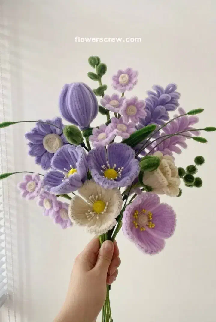 گل های ماندگار و مخملی پیپ پاک کن|گل مصنوعی|تهران, شهرک پاسداران|دیوار