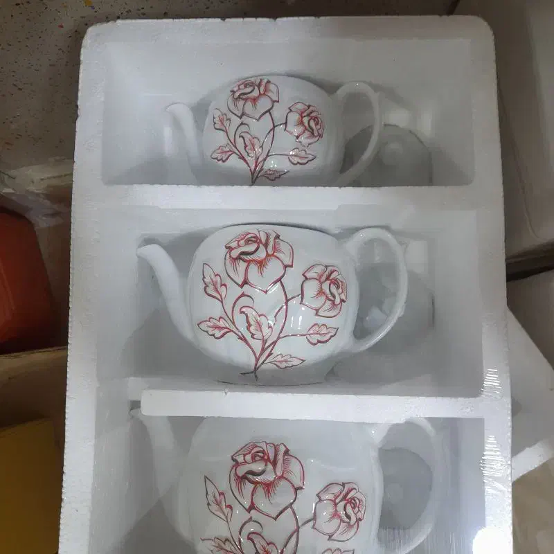 قوری سه تیکه چینی اصل|قوری، کتری، قهوه‌ساز دستی|زابل, |دیوار