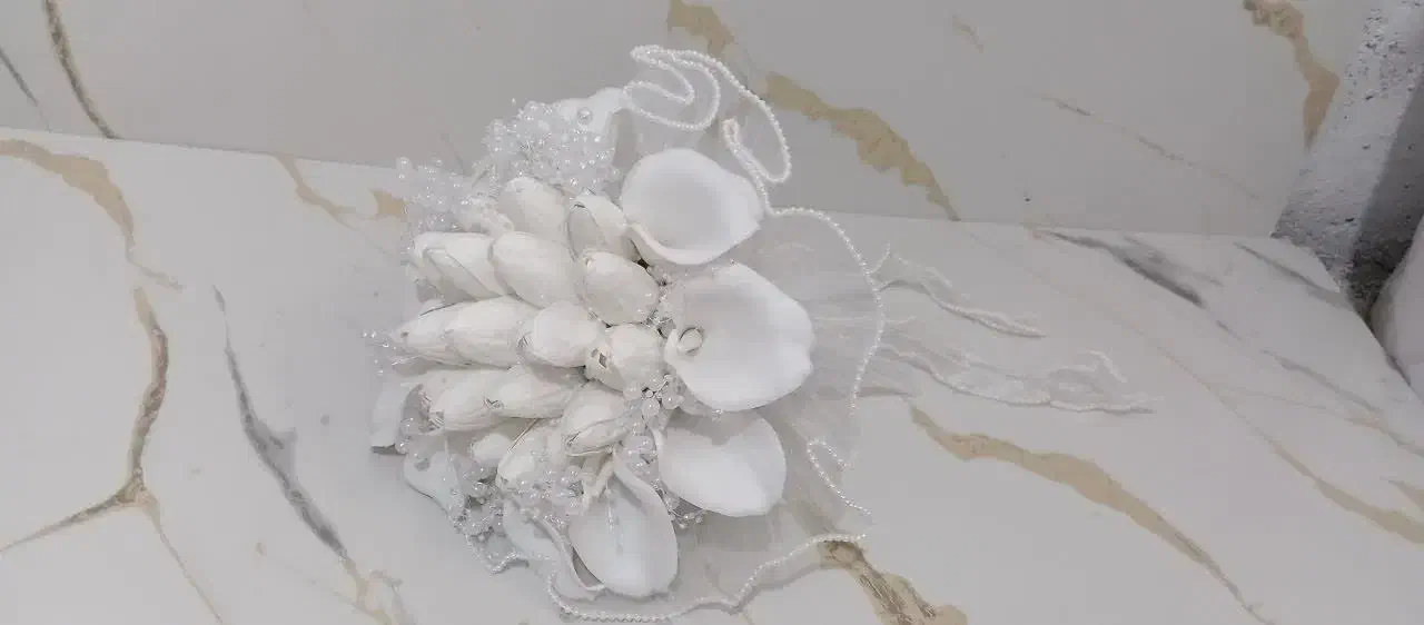 دسته گل عروس|گل مصنوعی|فریدونکنار, |دیوار