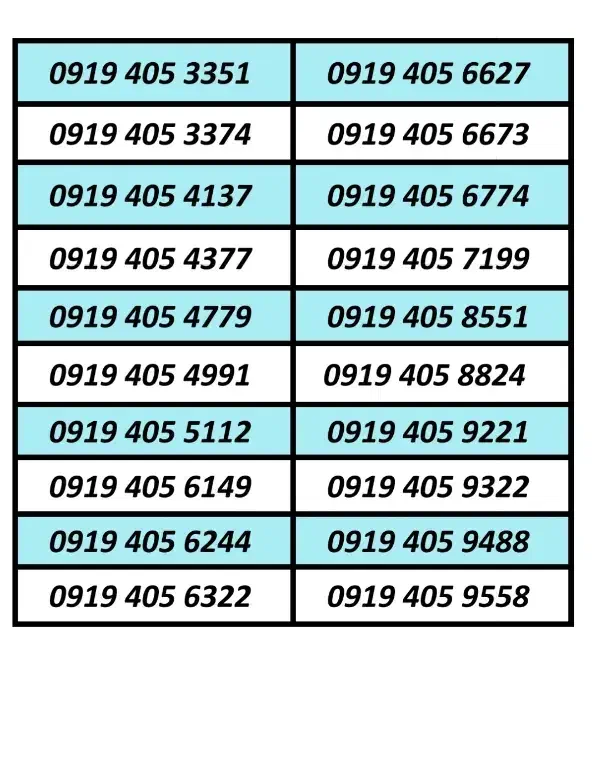 0919.8500.167|سیم‌کارت|تهران, افسریه شمالی|دیوار