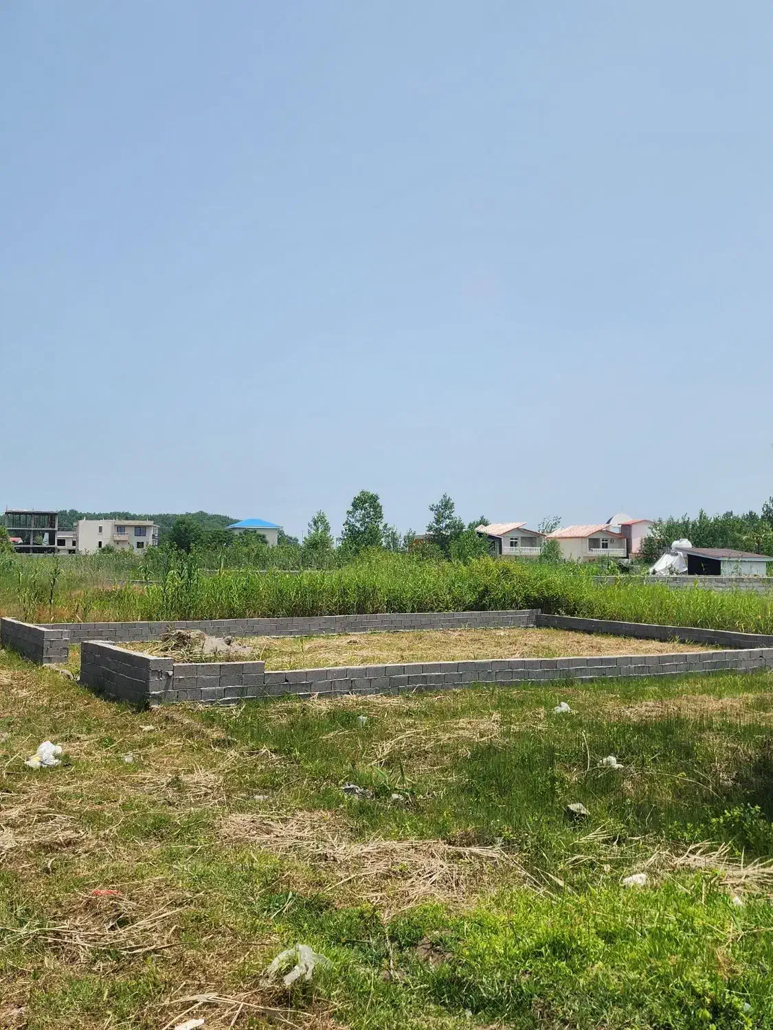 ۲۰۰ متر تا انشعابات برق گاز /زمین مسکونی ۲۵۰ متری|فروش زمین و ملک کلنگی|چاف و چمخاله, |دیوار