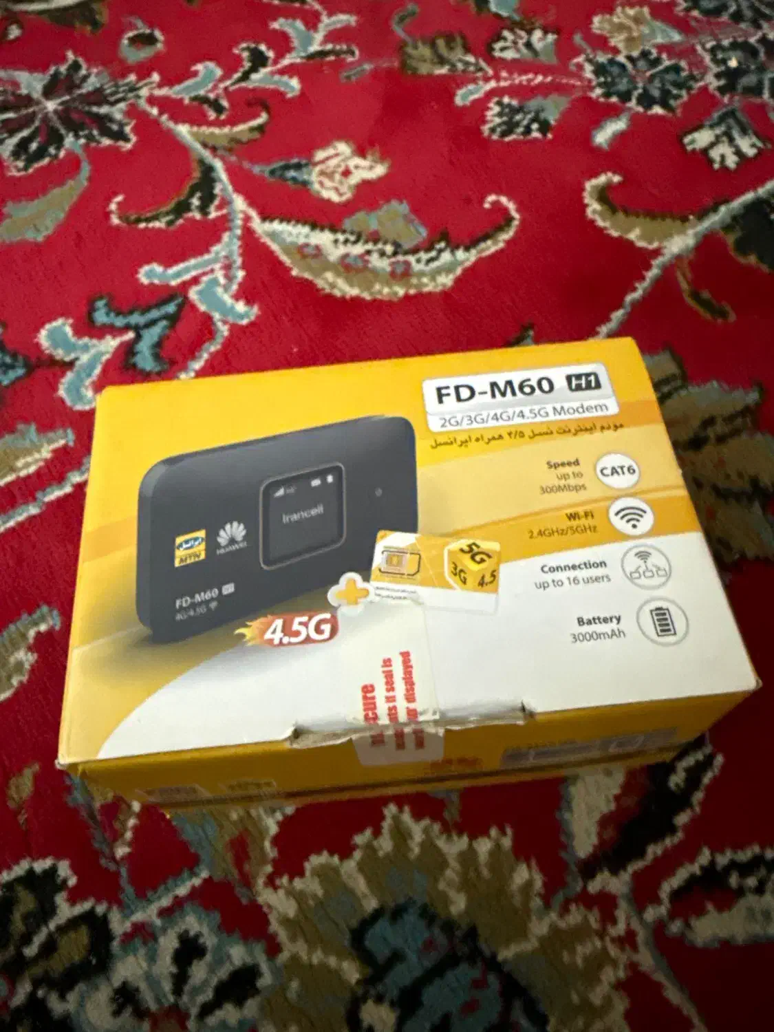 مودم جیبی ایرانسل m60|مودم و تجهیزات شبکه|تهران, سلسبیل جنوبی|دیوار