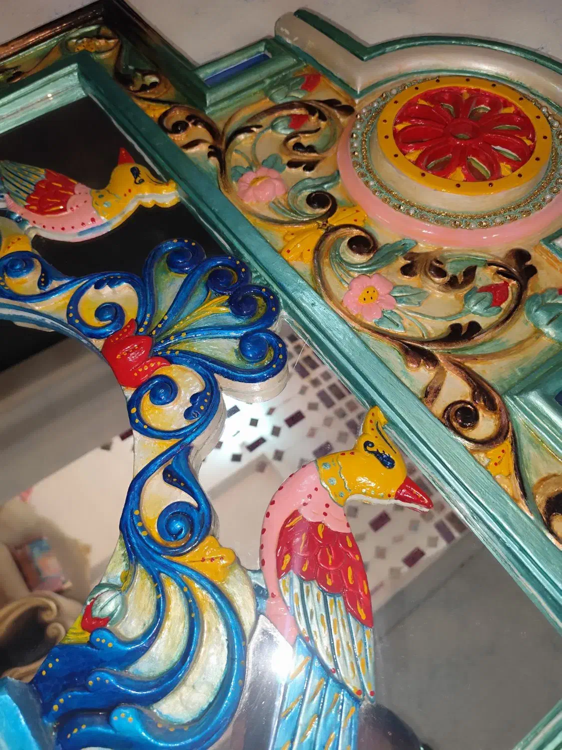 آینه قدی بزرگ سنتی|آینه|شیراز, تحویلی|دیوار