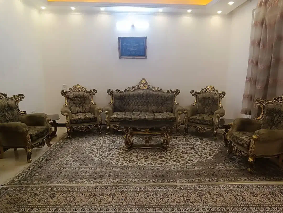 مبل استیل 7نفره|مبلمان خانگی و میز عسلی|قم, یخچال قاضی|دیوار
