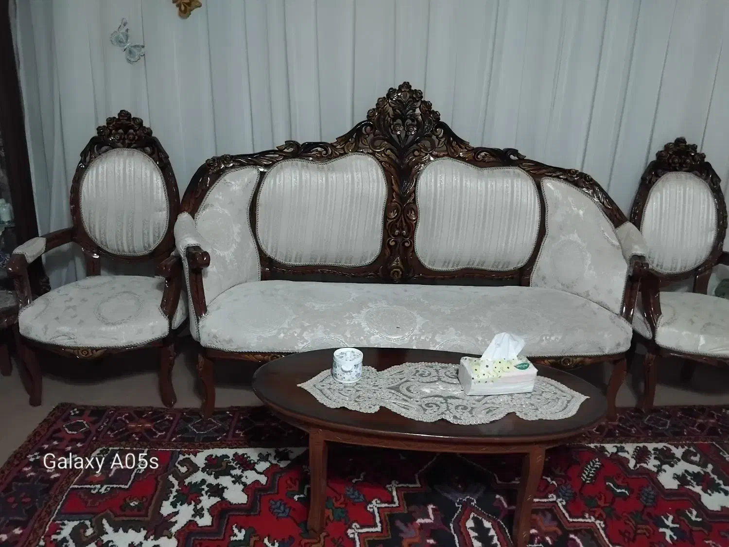 مبل سلطنتی ۹نفره|مبلمان خانگی و میز عسلی|مراغه, |دیوار