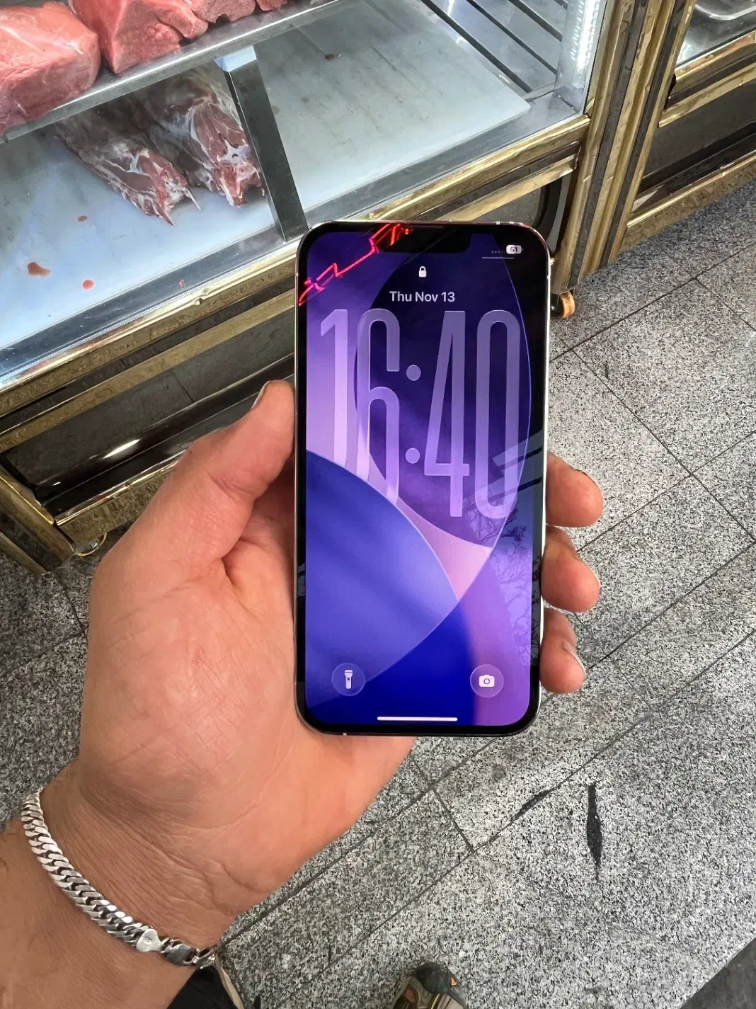 آیفون 13 پرو پلمپ ۷۸ درصد باتری ۲۵۶ گیگ|موبایل|زنجان, |دیوار