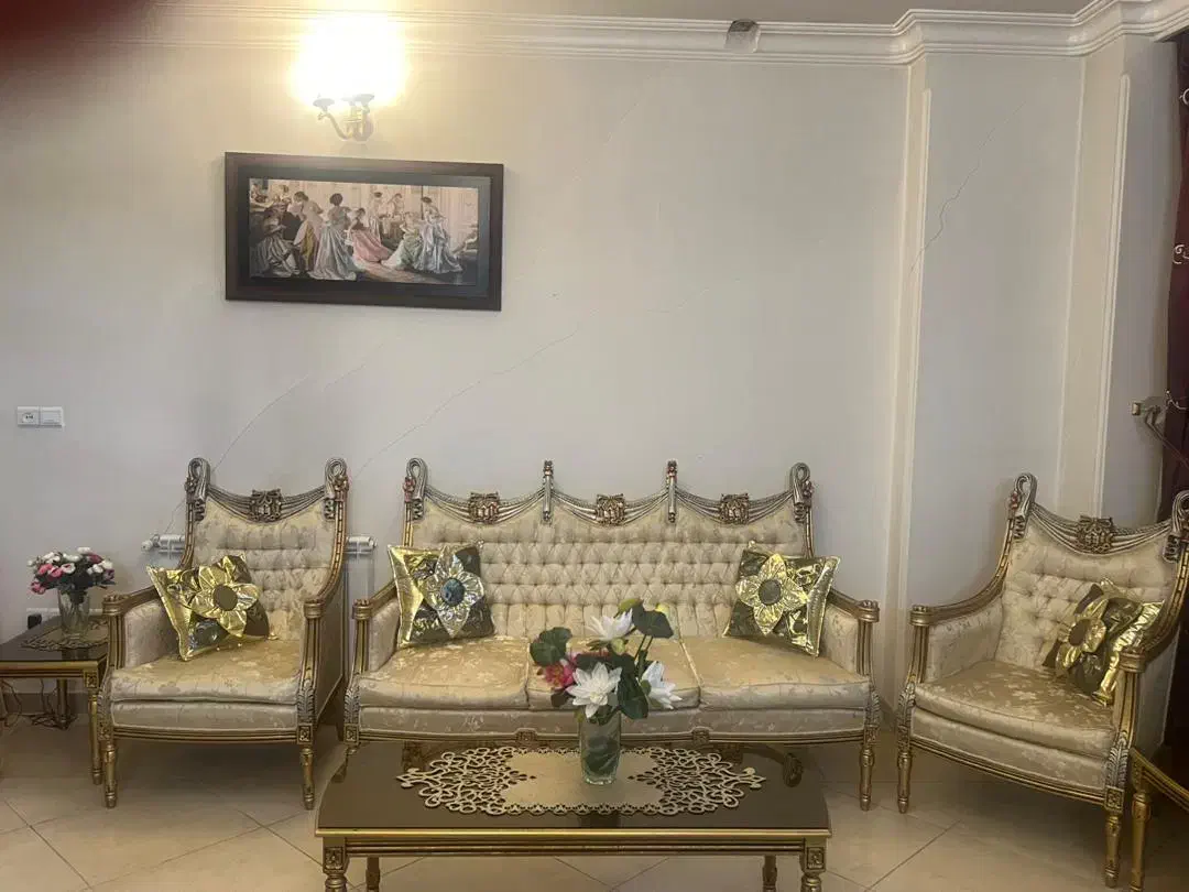 مبل استیل ۸ نفره|مبلمان خانگی و میز عسلی|اصفهان, جامی|دیوار