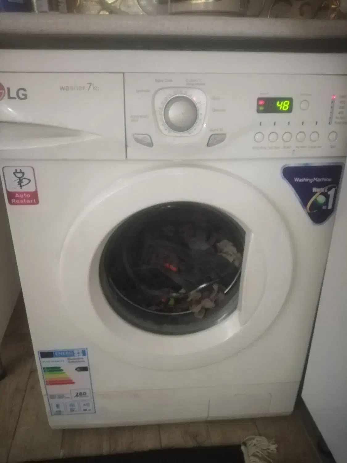 ماشین لباسشویی اتومات الجی|ماشین لباسشویی و خشک‌کن لباس|مشهد, شهید علی محمدی|دیوار