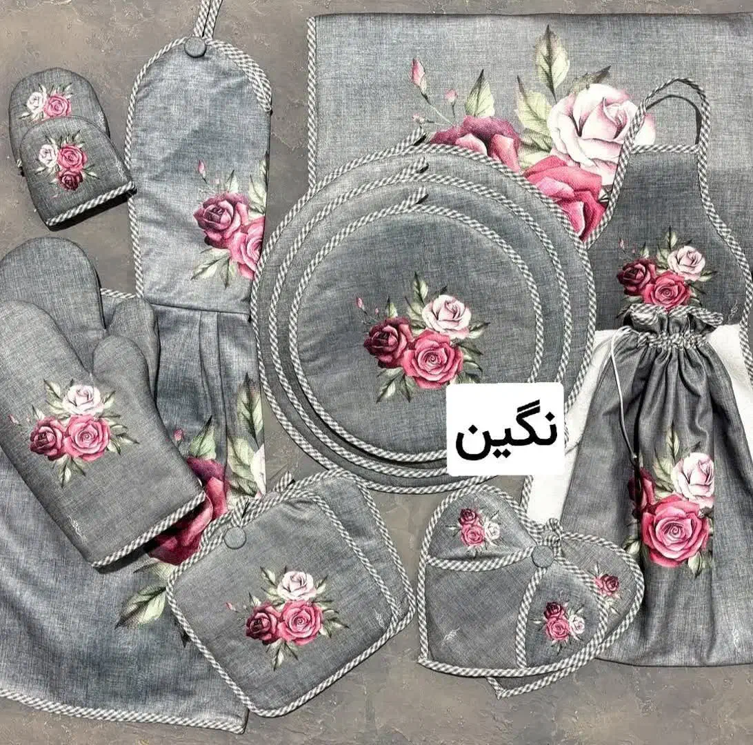 فروش سرویس آشپزخانه|سفره، حوله، دستمال آشپزخانه|لنجان, |دیوار