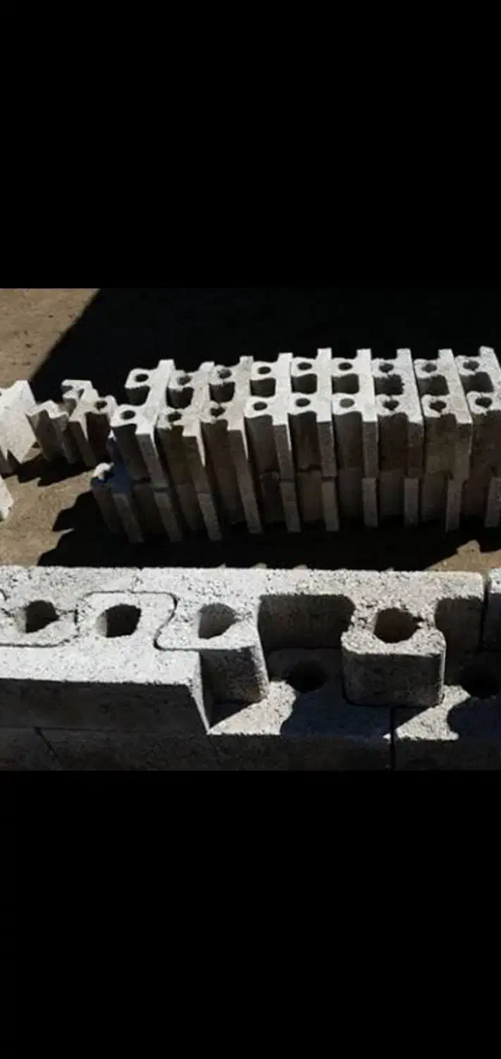 بلوک سیمانی پازلی|مصالح و تجهیزات ساختمان|قلعه گنج, |دیوار