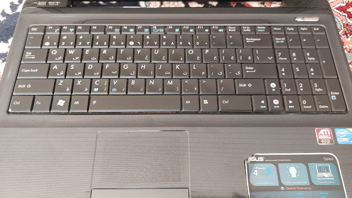 فروش لپ تاپ Asus دست دوم|رایانه همراه|شیراز, بریجستون|دیوار