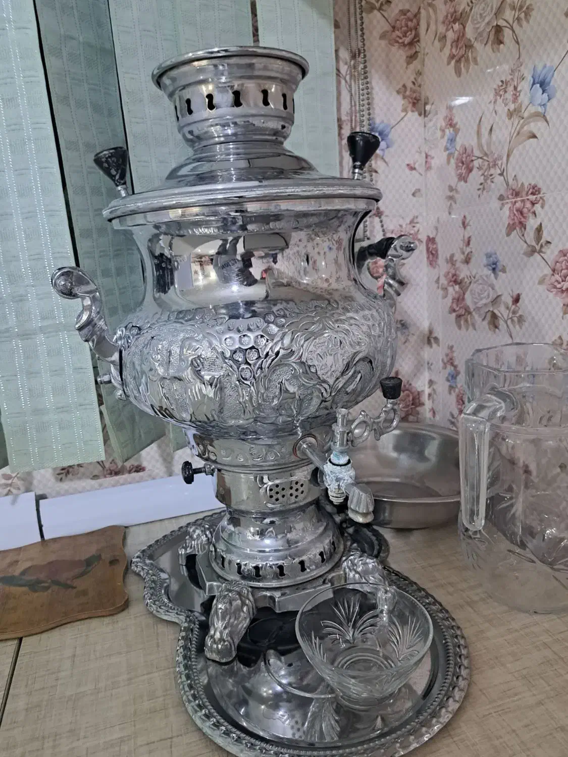 سماور گازی|سماور، چای‌ساز، قهوه‌ساز|خوی, |دیوار