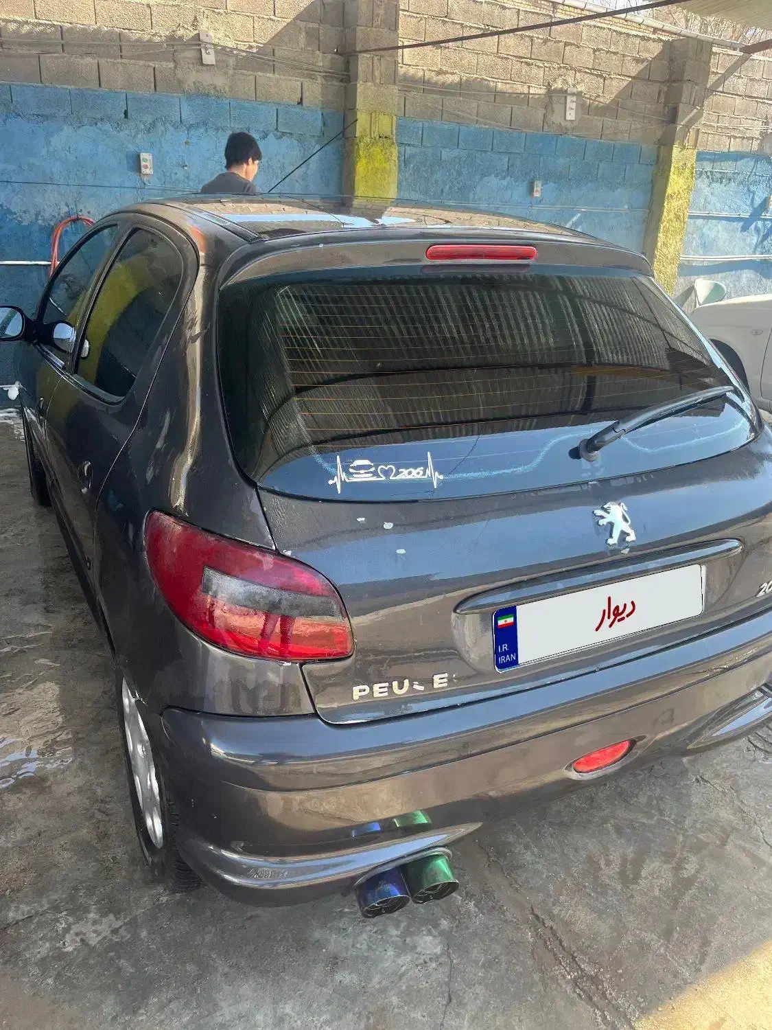 206 مدل 81 مشکی|خودرو سواری و وانت|رودهن, |دیوار