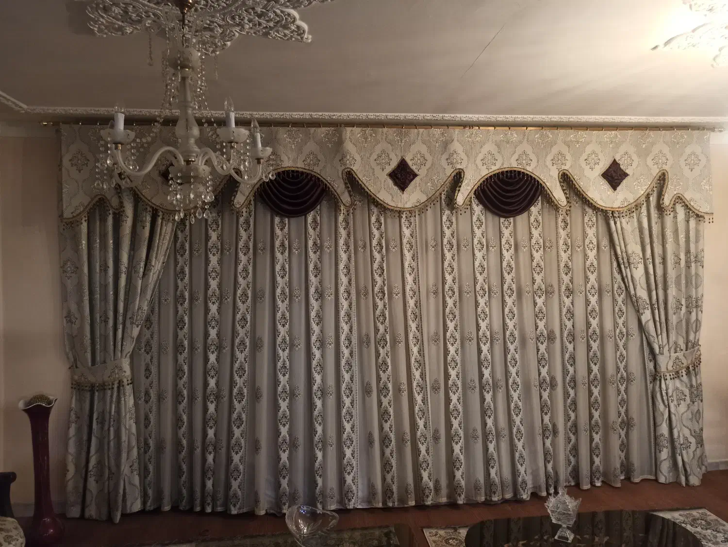 پرده مجلسی|پرده، رانر، رومیزی|سمنان, |دیوار