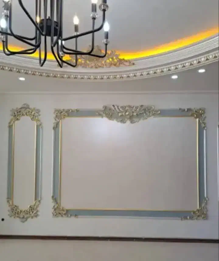 رنگ آمیزی گچبری نقاشی کناف لاین نوری کاشی قاب بندی|خدمات پیشه و مهارت|بندرعباس, |دیوار