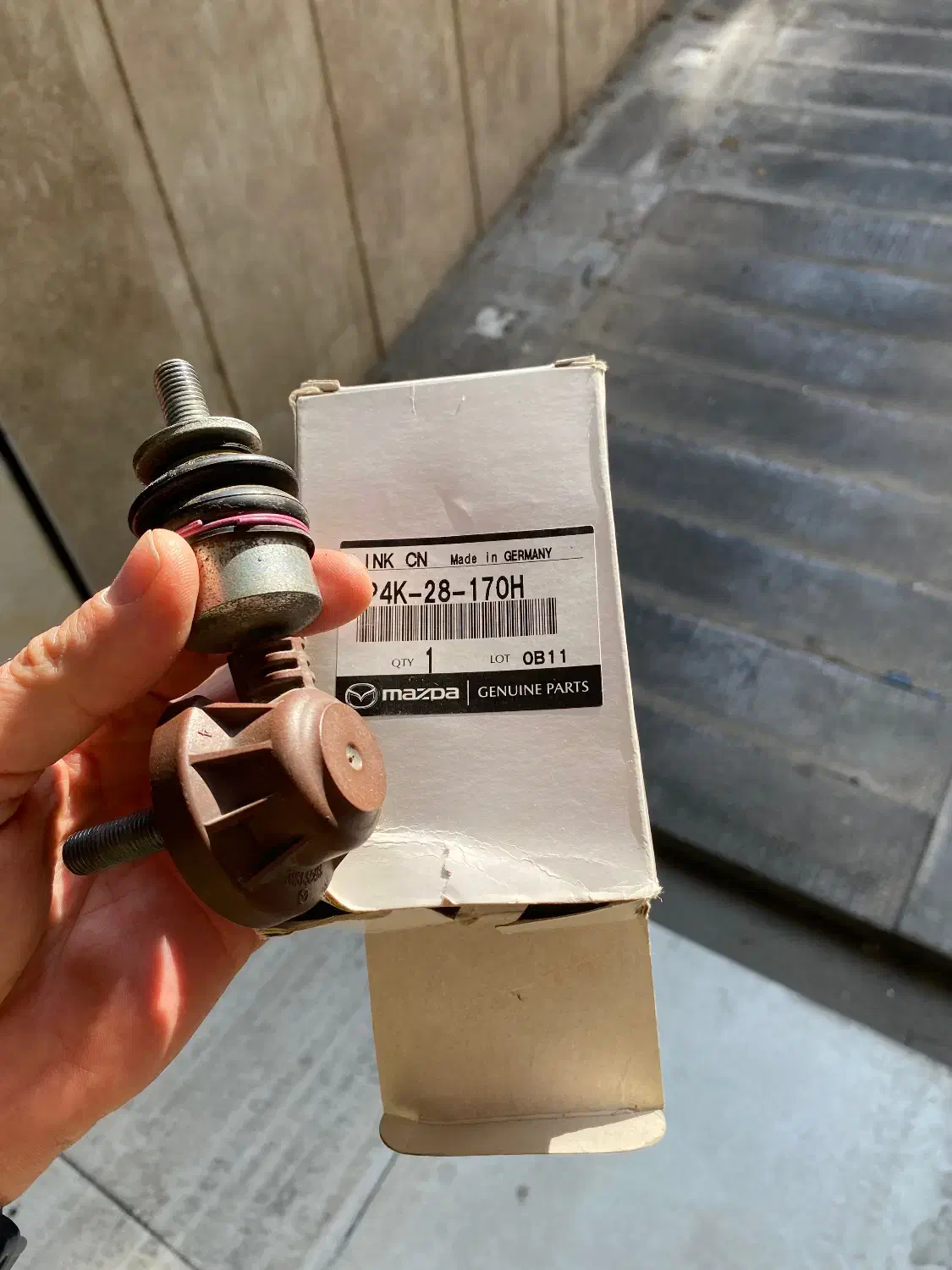 موج گیر عقب مزدا ۳نیو اصلی|قطعات یدکی و لوازم جانبی|تهران, شهرک بوعلی|دیوار