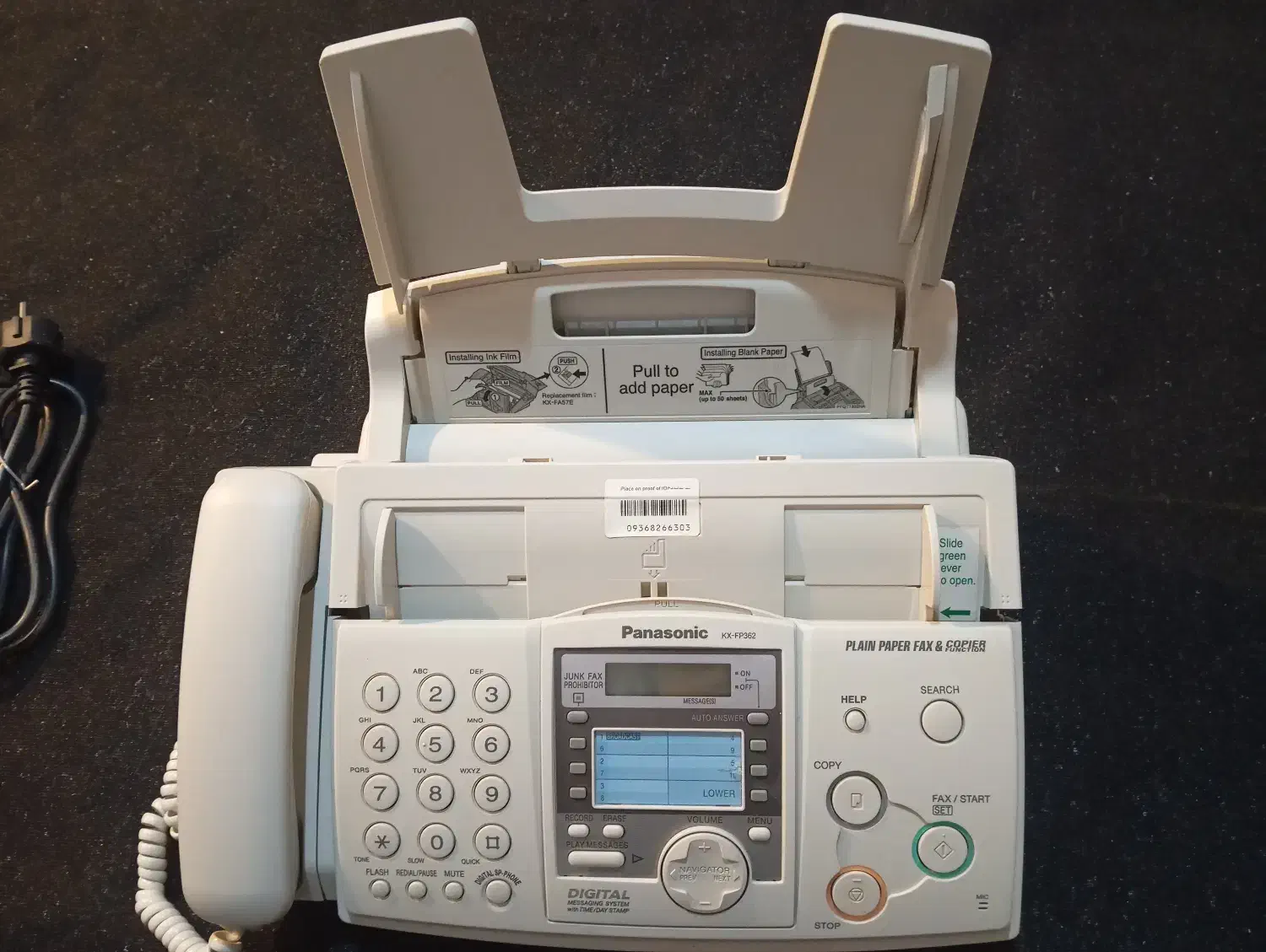 پاناسونیک/فکس|پرینتر، اسکنر، کپی، فکس|فولادشهر, A2|دیوار