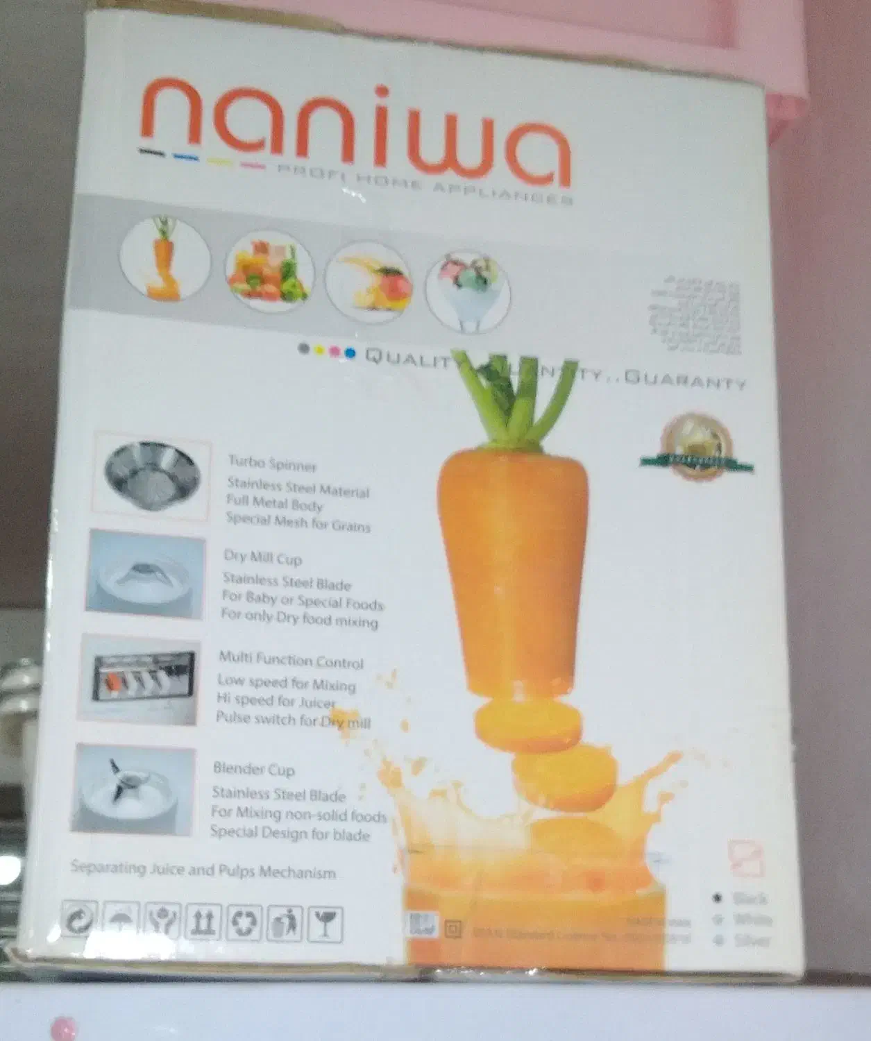 آبمیوه گیر نانیوا ۳ کاره اکبند|آبمیوه‌گیر و آب‌مرکبات‌گیر|اردبیل, |دیوار