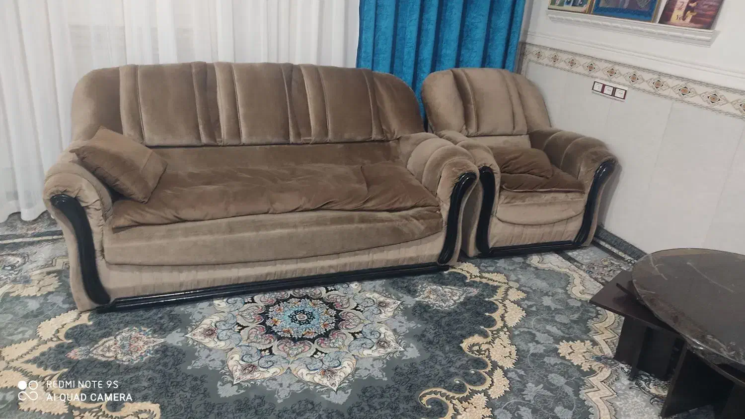 مبل هفت نفره و میز عسلی|مبلمان خانگی و میز عسلی|نورآباد, |دیوار