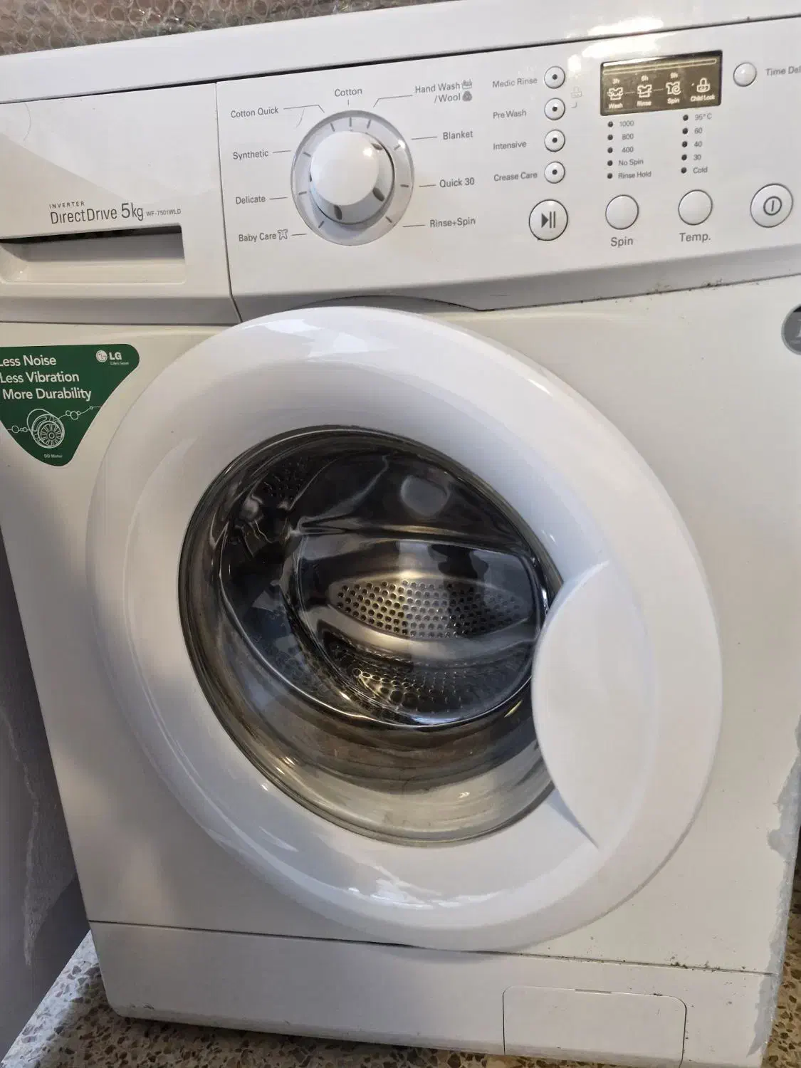 ماشین لباسشویی ال جی اصل کره بسیار تمیز|ماشین لباسشویی و خشک‌کن لباس|لاهیجان, شهید آوینی|دیوار