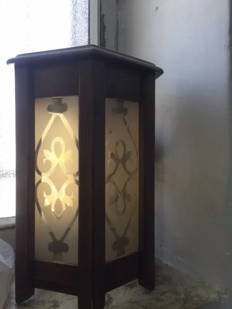 لوستر چوبی اصل نو نو|لوستر و چراغ آویز|خرمآباد, |دیوار