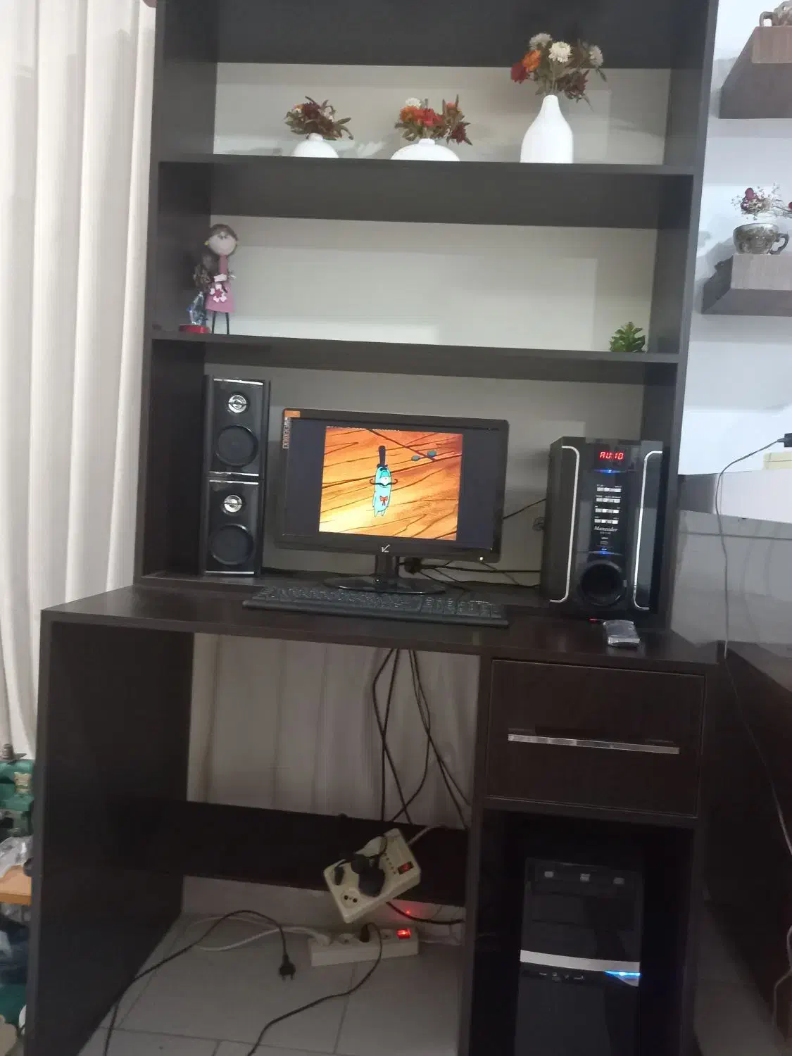 میز کامپیوتر و کتابخانه نوی نو ام دی اف|میز تحریر و کامپیوتر|مشهد, طلاب|دیوار