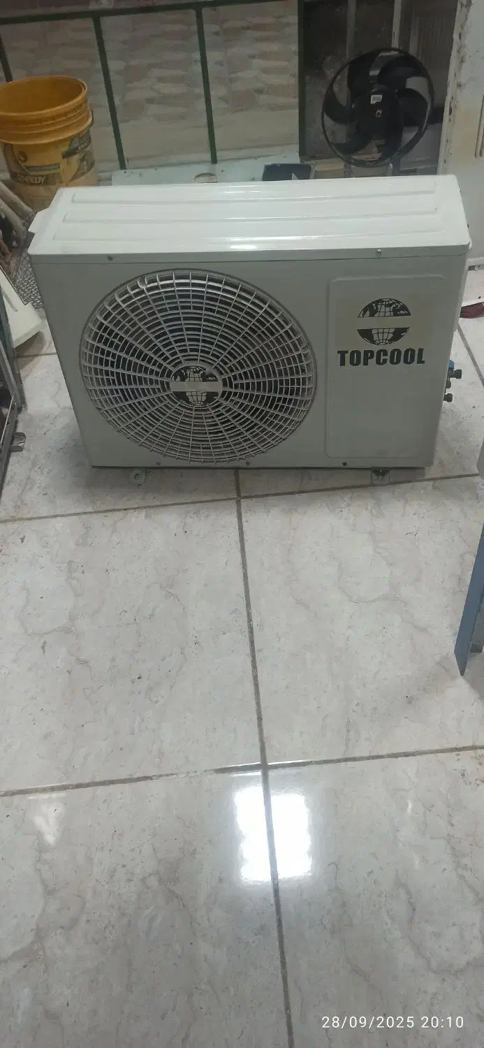 کولر گازی تاپ کول ۱۲۰۰۰ با موتور نو|کولر گازی و فن‌کوئل|امیدیه, |دیوار