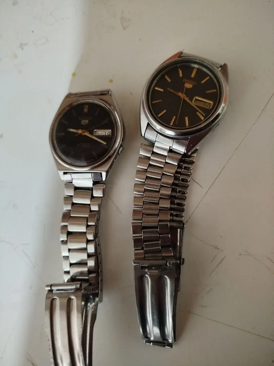 دو عدد ساعت سیکو 5 قدیمی اصلی|ساعت|دورود, |دیوار