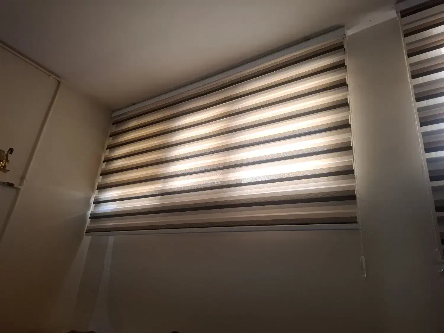 فروش پرده زبرا طرح دار نو|پرده، رانر، رومیزی|قم, حاج زینل|دیوار