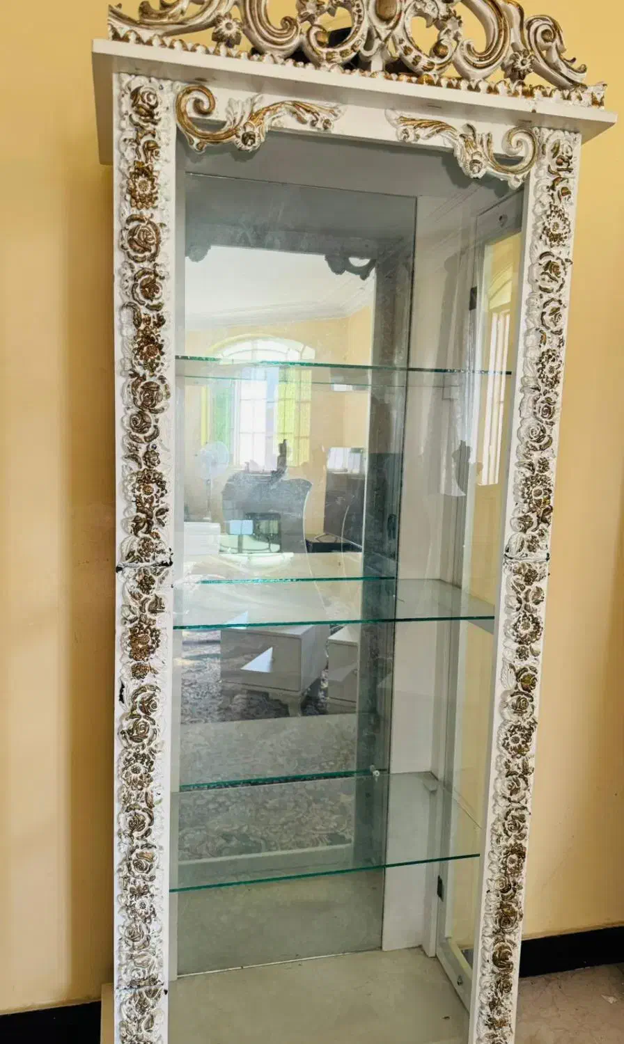 سرویس خواب با بوفه مدل الماس لاکچری چوب و چرم|تخت و سرویس خواب|اهواز, زیتون کارمندی|دیوار