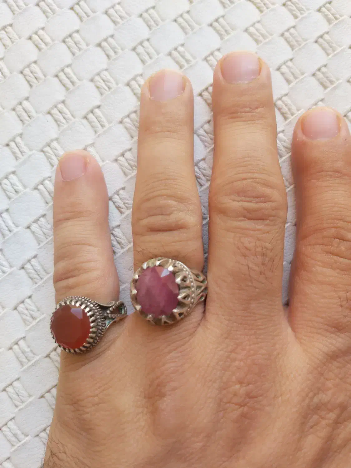 انگشترهای نقره عیار بالا،فدیوم|جواهرات|کرمانشاه, |دیوار