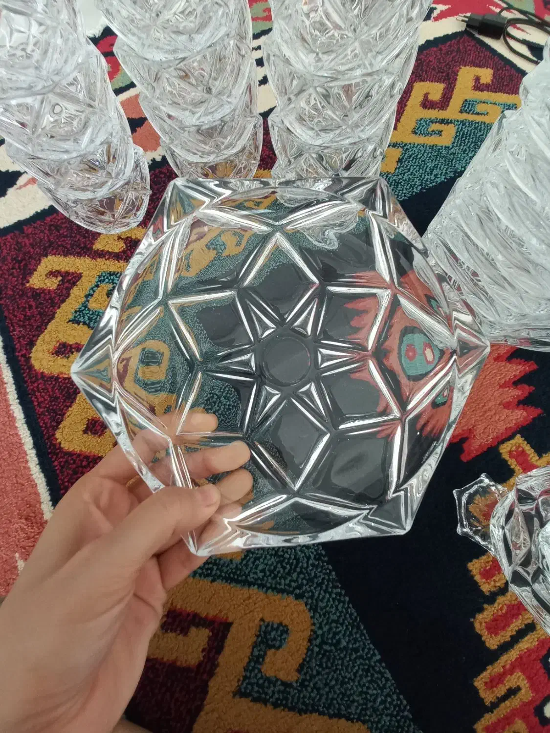 سرویس پذیرایی بلور اصل|ظروف سرو و پذیرایی|گنبد کاووس, |دیوار