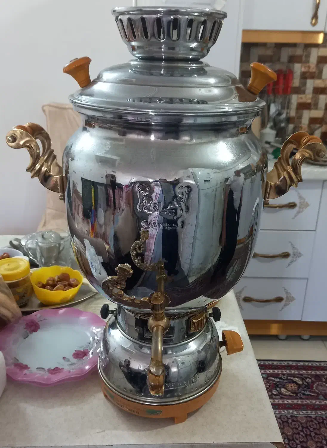 سماور گازی ۸ لیتری ریحانه|سماور، چای‌ساز، قهوه‌ساز|نوبران, |دیوار