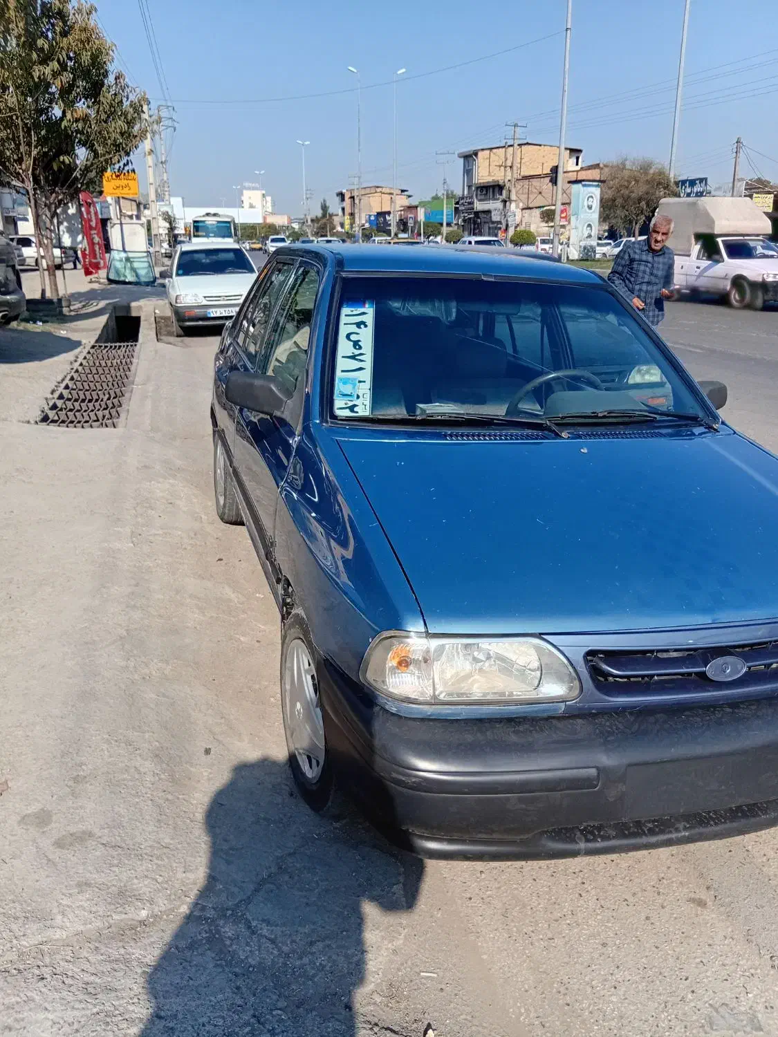 پراید ۸۴ آبی اطلسی بیرنگ شاسی سالم|خودرو سواری و وانت|ساری, |دیوار