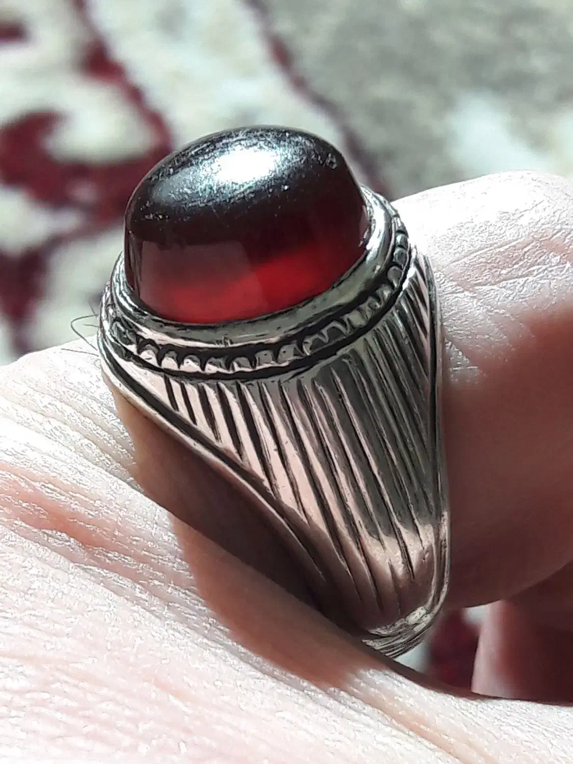 عقیق سرخ یمنی نادر و کمیاب|جواهرات|پرند, فاز ۶|دیوار