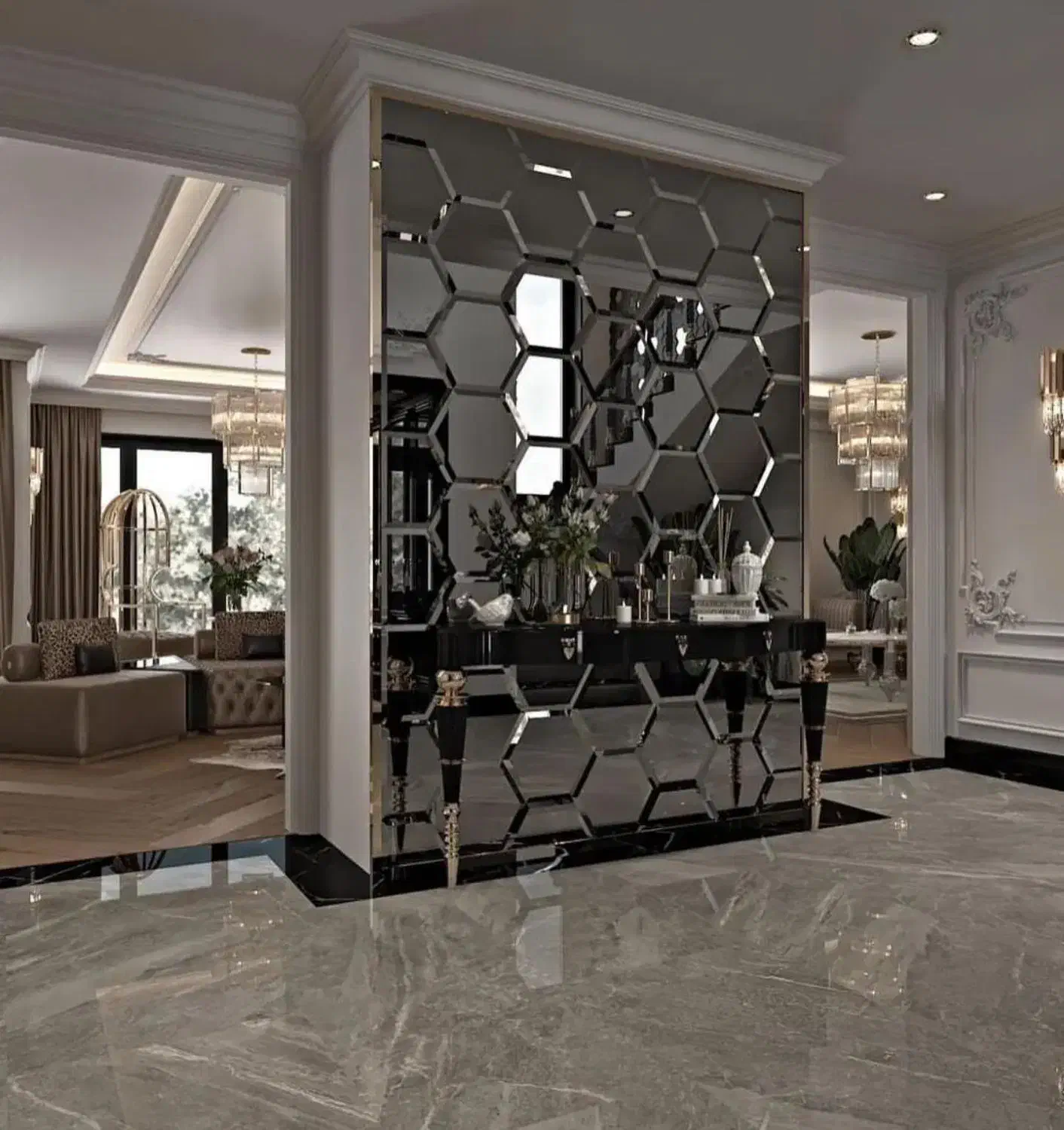 تولید، پخش و اجرا انواع آئینه های دکوراتیو/آبشاری|آینه|مشهد, کلاهدوز|دیوار