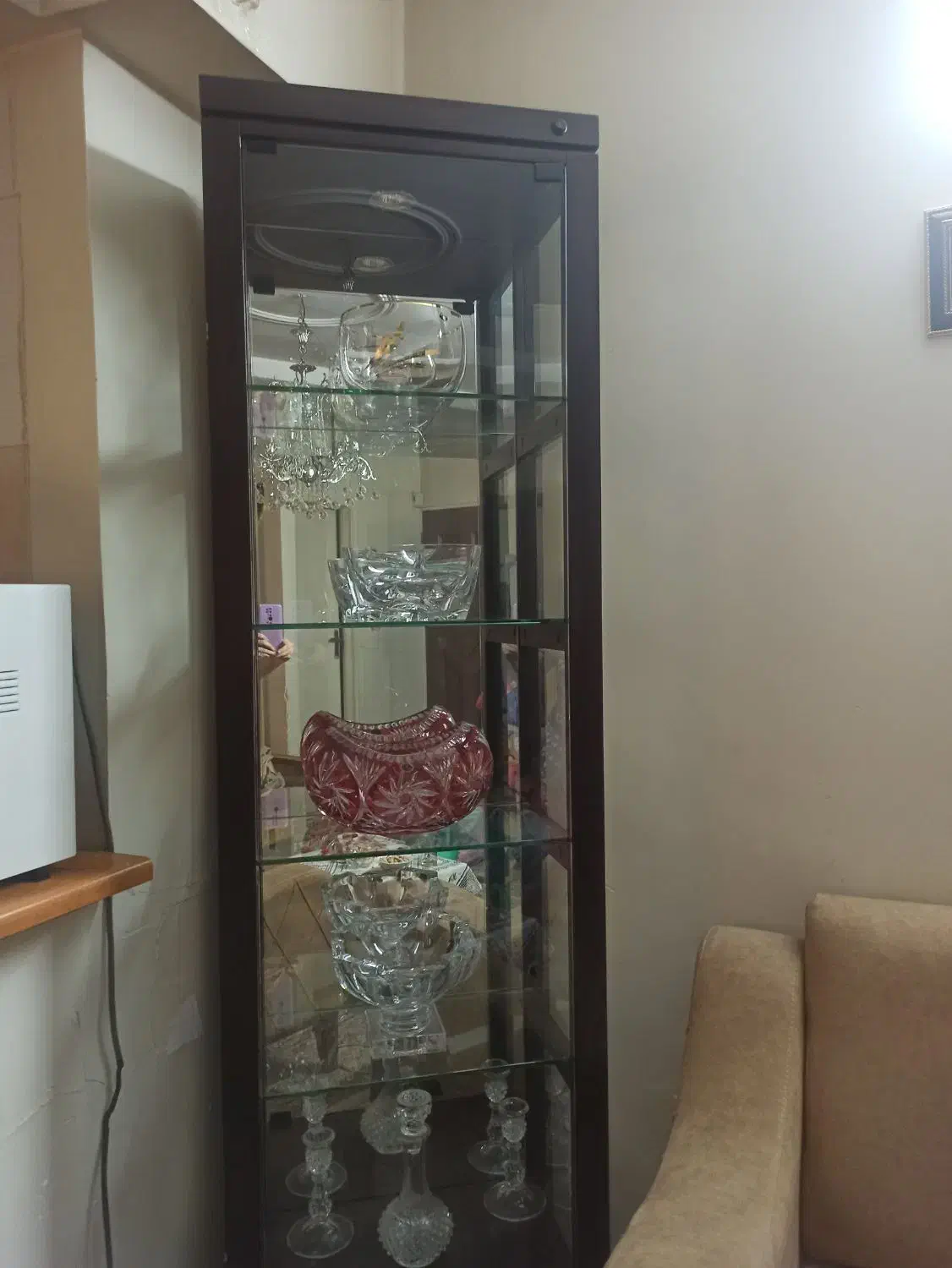 ویترین ترکیه ای بسیار شیک باشیشه های ده میلی|بوفه، ویترین، کنسول|تهران, بریانک|دیوار