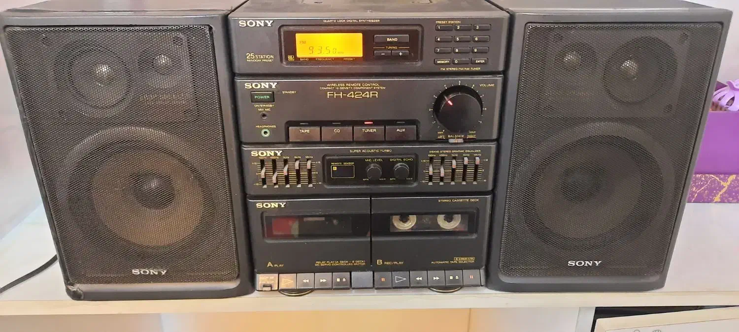 ضبط سونی قدیمی|سیستم صوتی خانگی|قدس, شهرقدس|دیوار