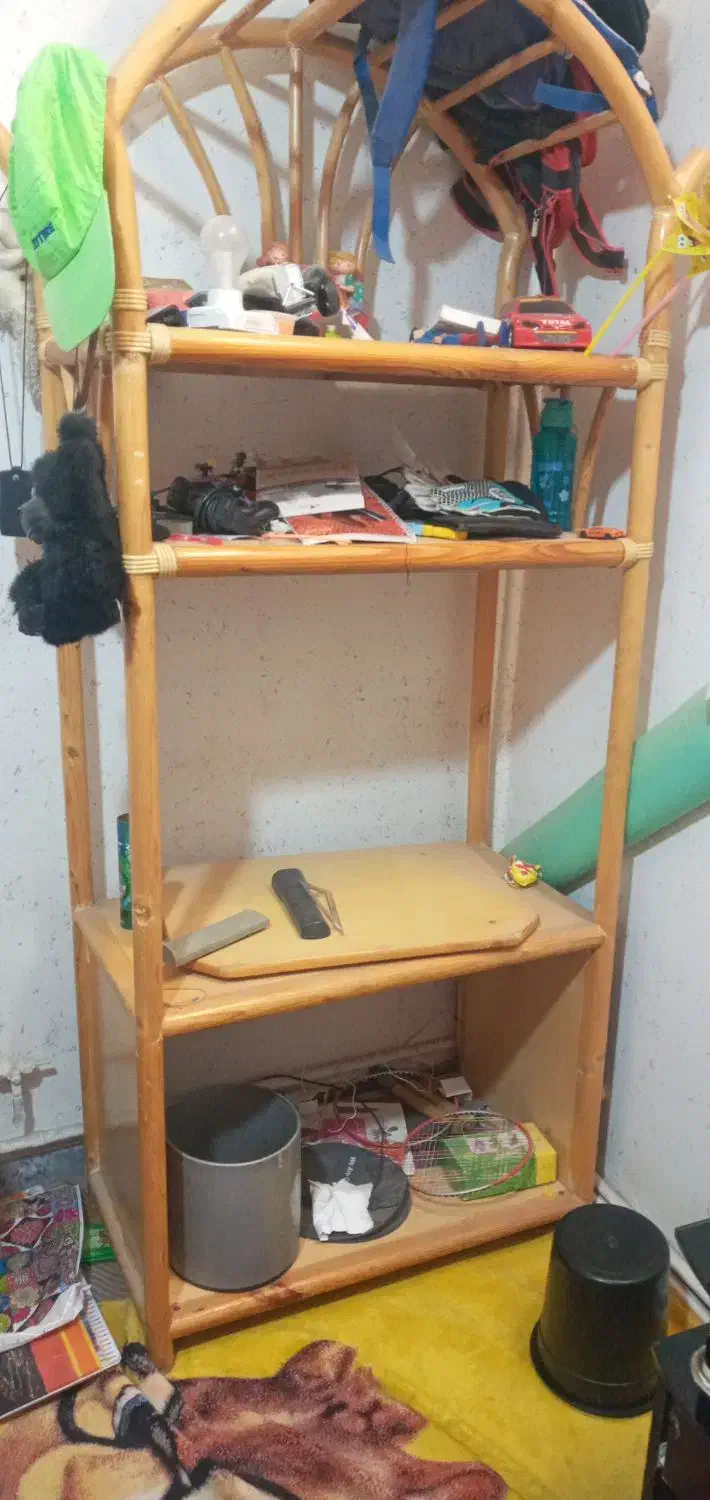 تخت خواب جوان و کمد|تخت و سرویس خواب|ساوه, |دیوار