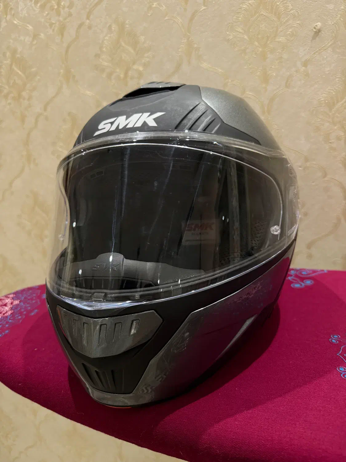 کلاه کاسکت فک متحرک smk نوک مدادی سایز 2xl|قطعات یدکی و لوازم جانبی|تهران, جهاد|دیوار