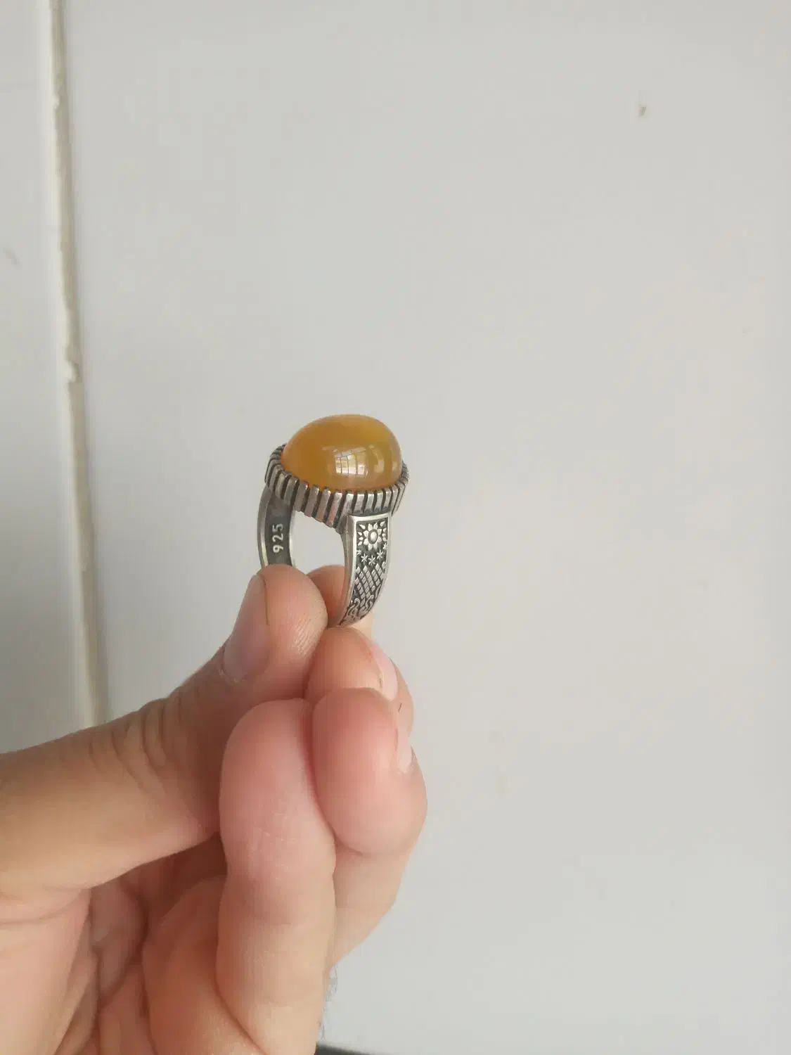 یک عدد انگشتر  روکش نقره 925|جواهرات|الیگودرز, |دیوار