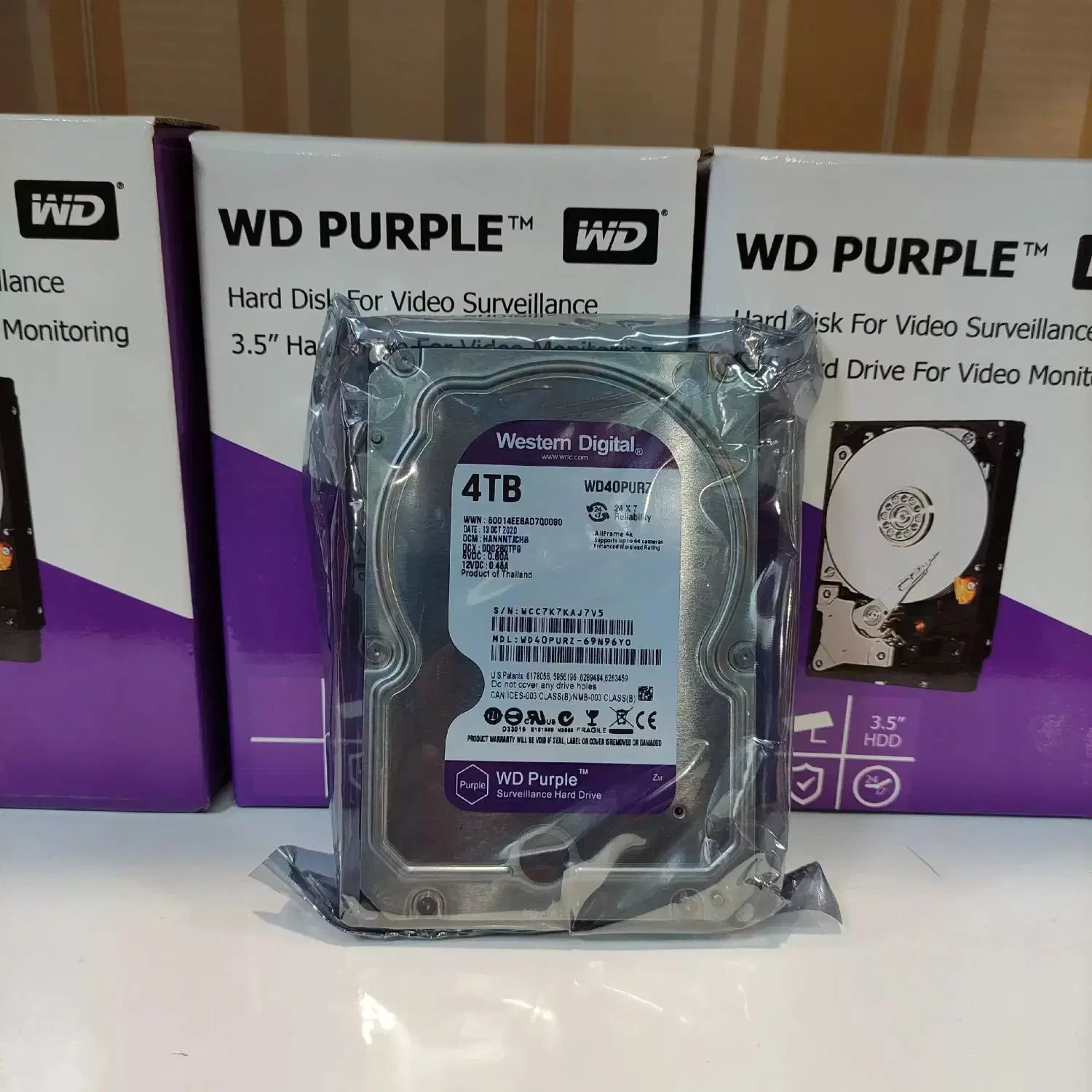 هارد ۴ترابایت وسترن بنفش|قطعات و لوازم جانبی رایانه|قم, بلوار امین و ساحلی|دیوار