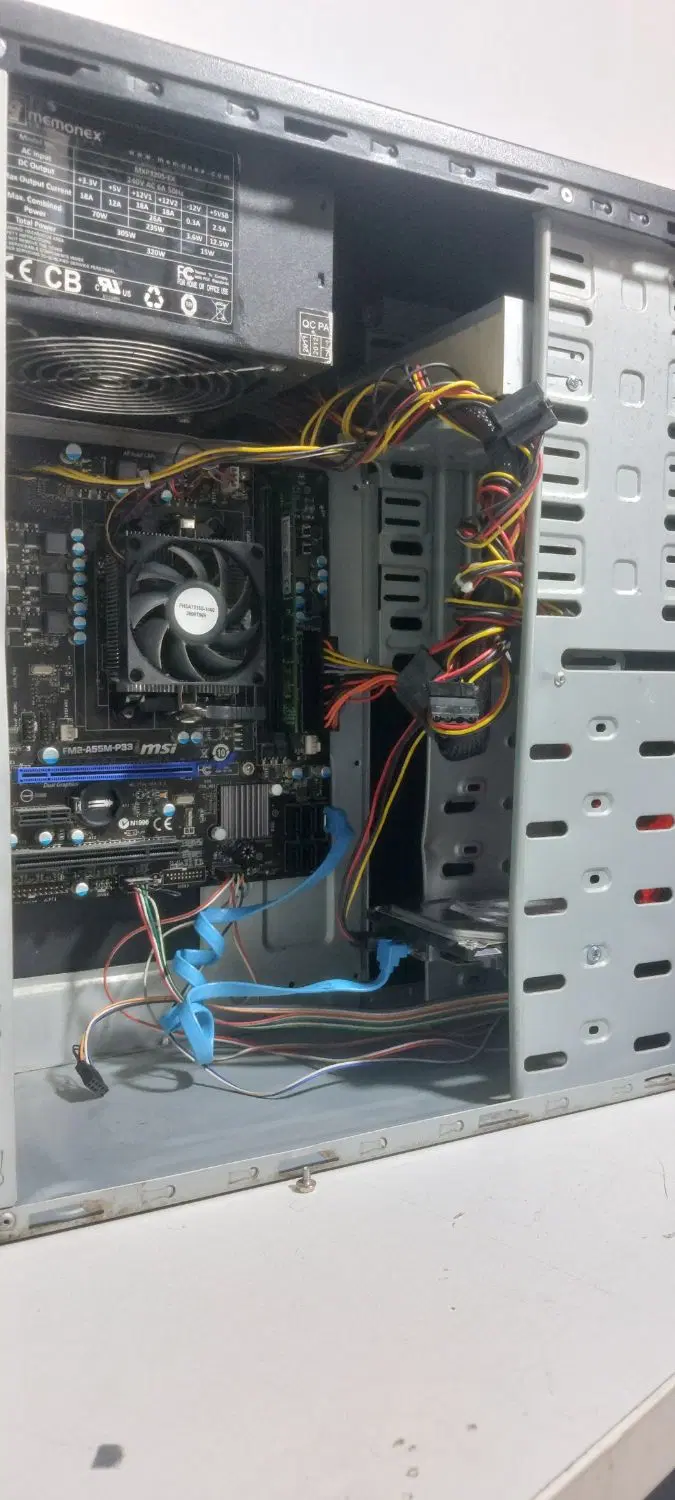 کیس amd ddr3 رم۴ هارد۲۵۰ پاور ممونکس مرتب|رایانه رومیزی|تهران, جوادیه تهرانپارس|دیوار