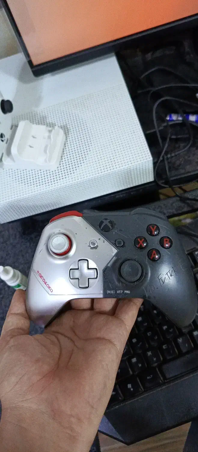 xbox one s در حد اک 1ترا فوا گیم دو دسته|کنسول، بازی ویدئویی و آنلاین|آبادان, |دیوار
