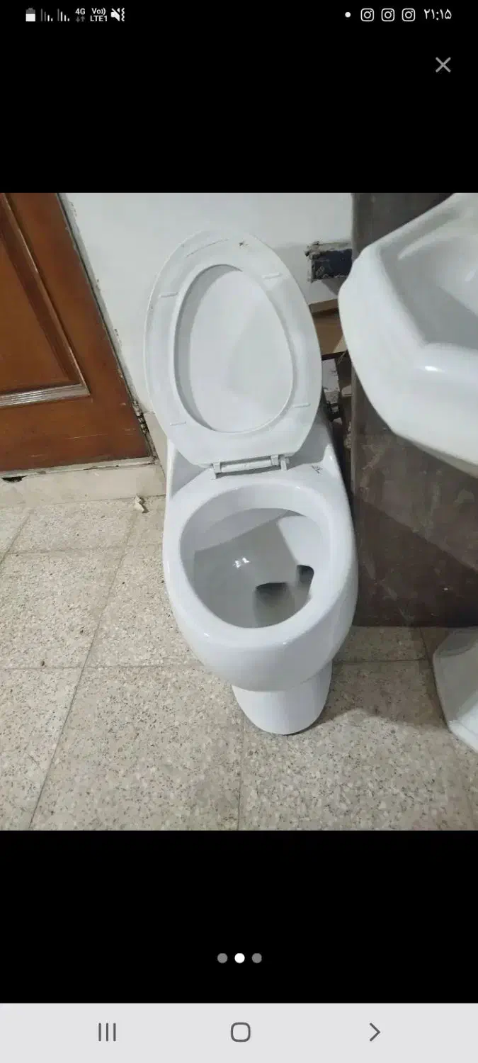 سلام‌ فروش توالت فرنگی چینی  تمیز کارکرده|لوازم سرویس بهداشتی|نهاوند, |دیوار